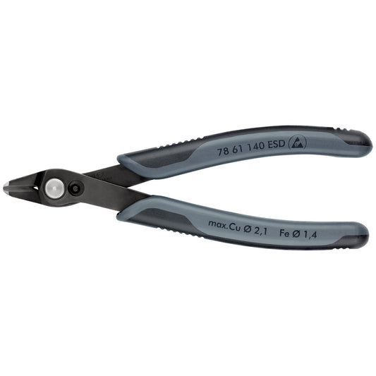 Knipex 7861140ESD -  Alicate de corte para electrónica Super Knips ESD 140 mm