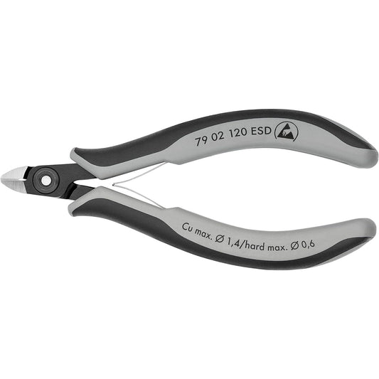 Knipex 79 02 120 ESD - Precision diagonal cutting pliers for electronics ESD Knipex 120 mm.