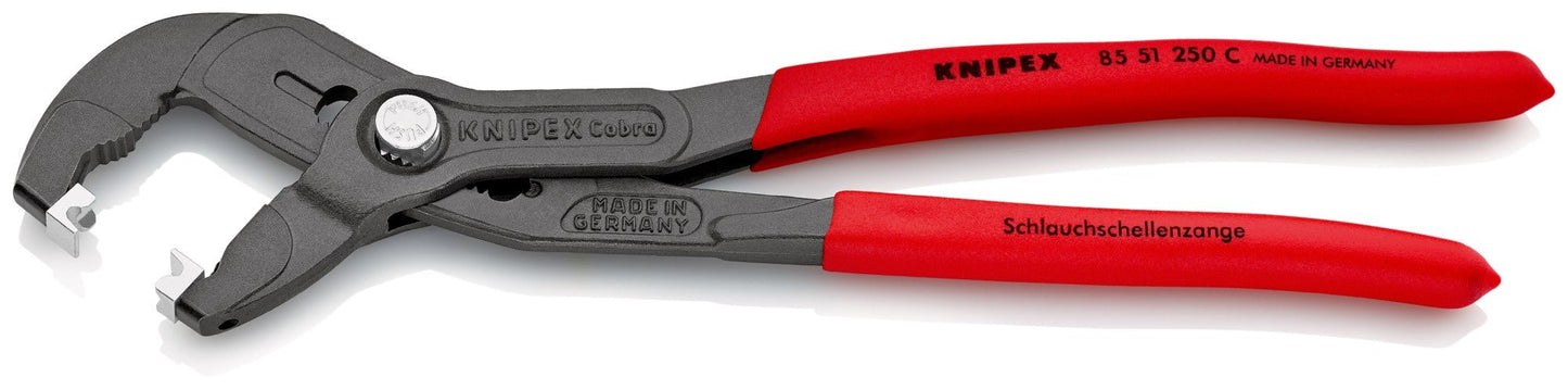 Knipex 8551250C - Tenaza para abrazaderas Click 250 mm - Ferrotecnia