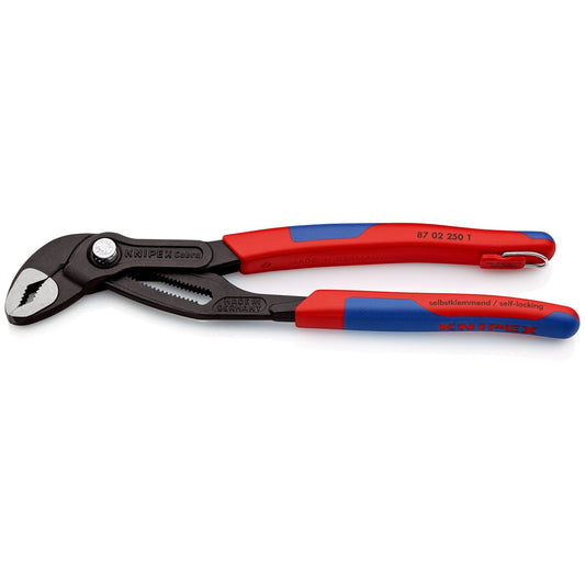 Knipex 87 02 250 T - Knipex Cobra® 250 mm pliers. with two-component handles and anti-fall system