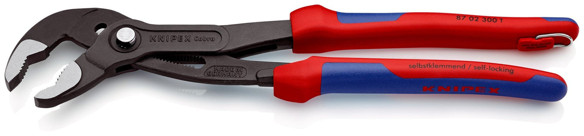 Knipex 8702300T - Tenaza pico loro COBRA® anticaída 300 mm - Ferrotecnia
