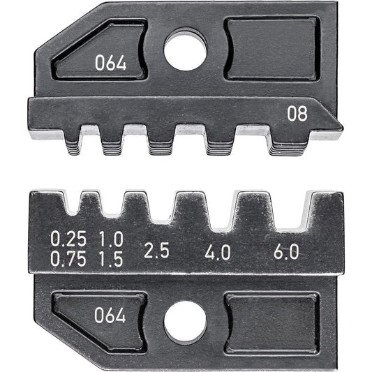 Knipex 97 49 08 - Mordazas intercambiables para alicates para crimpar terminales Knipex 97 43 xx - Ferrotecnia