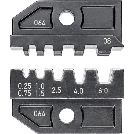 Knipex 97 49 08 - Mordazas intercambiables para alicates para crimpar terminales Knipex 97 43 xx