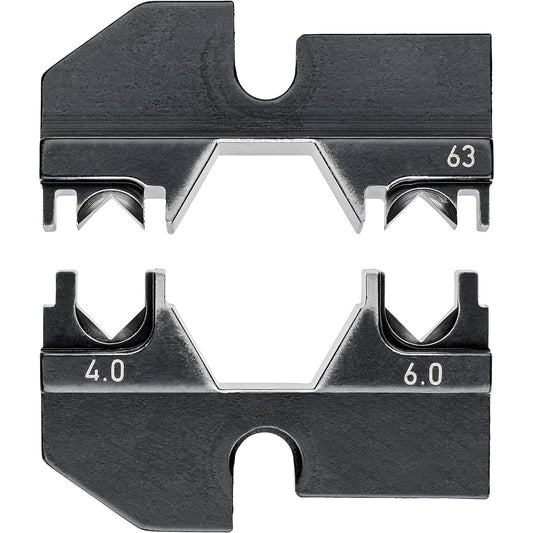 Knipex 97 49 63 - Mordazas intercambiables para alicates para crimpar terminales Knipex 97 43 xx - Ferrotecnia