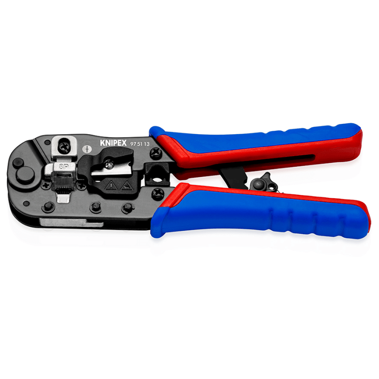 Knipex 97 51 13 - Alicate para crimpar conectores Western RJ45 - Ferrotecnia