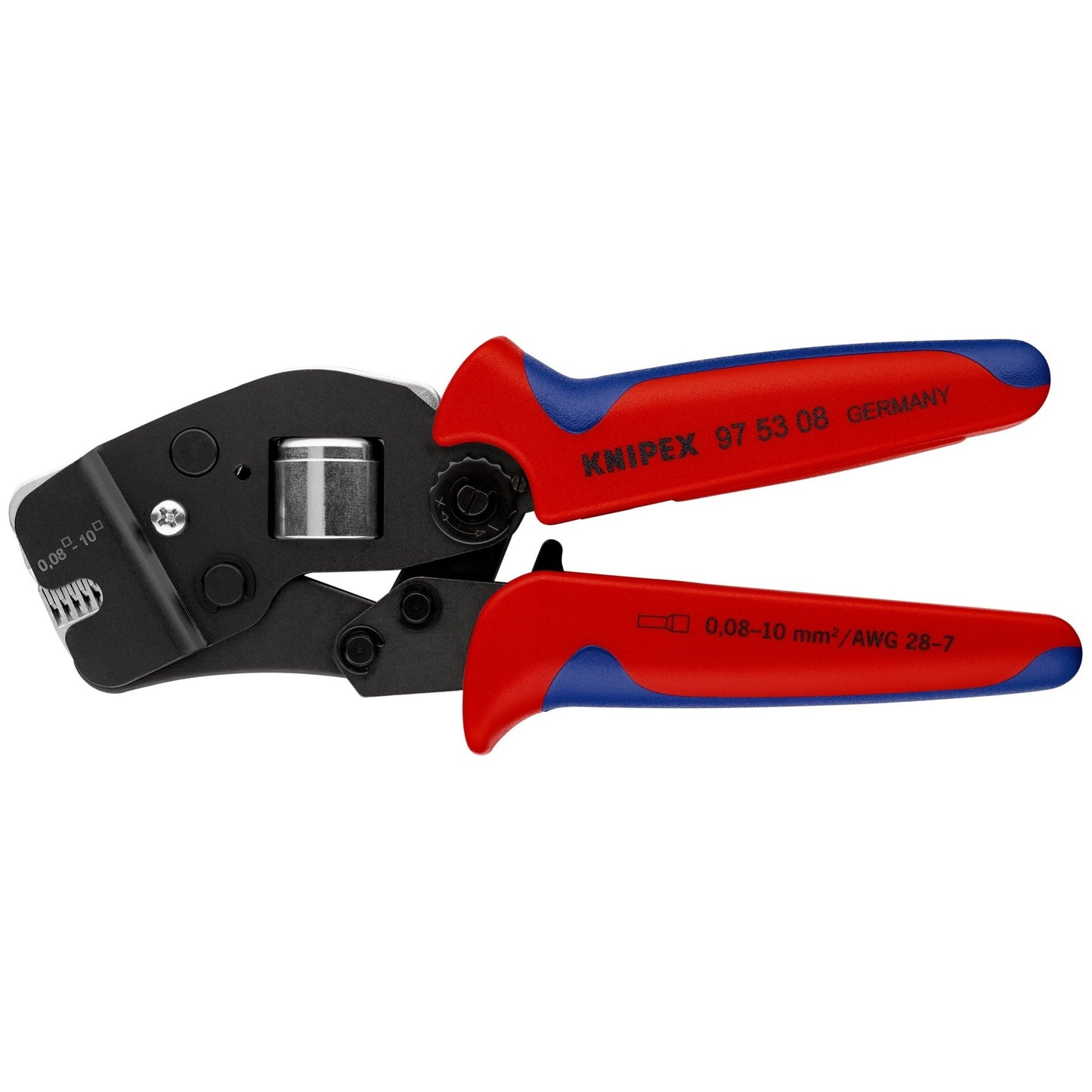 Knipex 97 53 08 SB - Self-adjusting pliers for crimping hollow ferrules