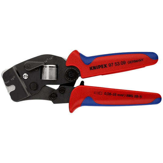 Knipex 97 53 09 SB - Self-adjusting pliers for crimping hollow ferrules