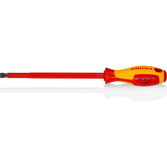 Knipex 98 20 10 - Knipex flat VDE insulated screwdriver 10.0 mm.