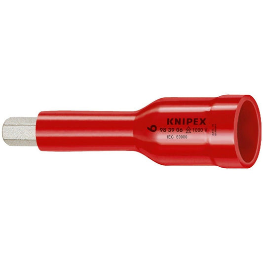 Knipex 98 39 06 - Vasos hexagonales, para tornillos con hexágono interior - Ferrotecnia