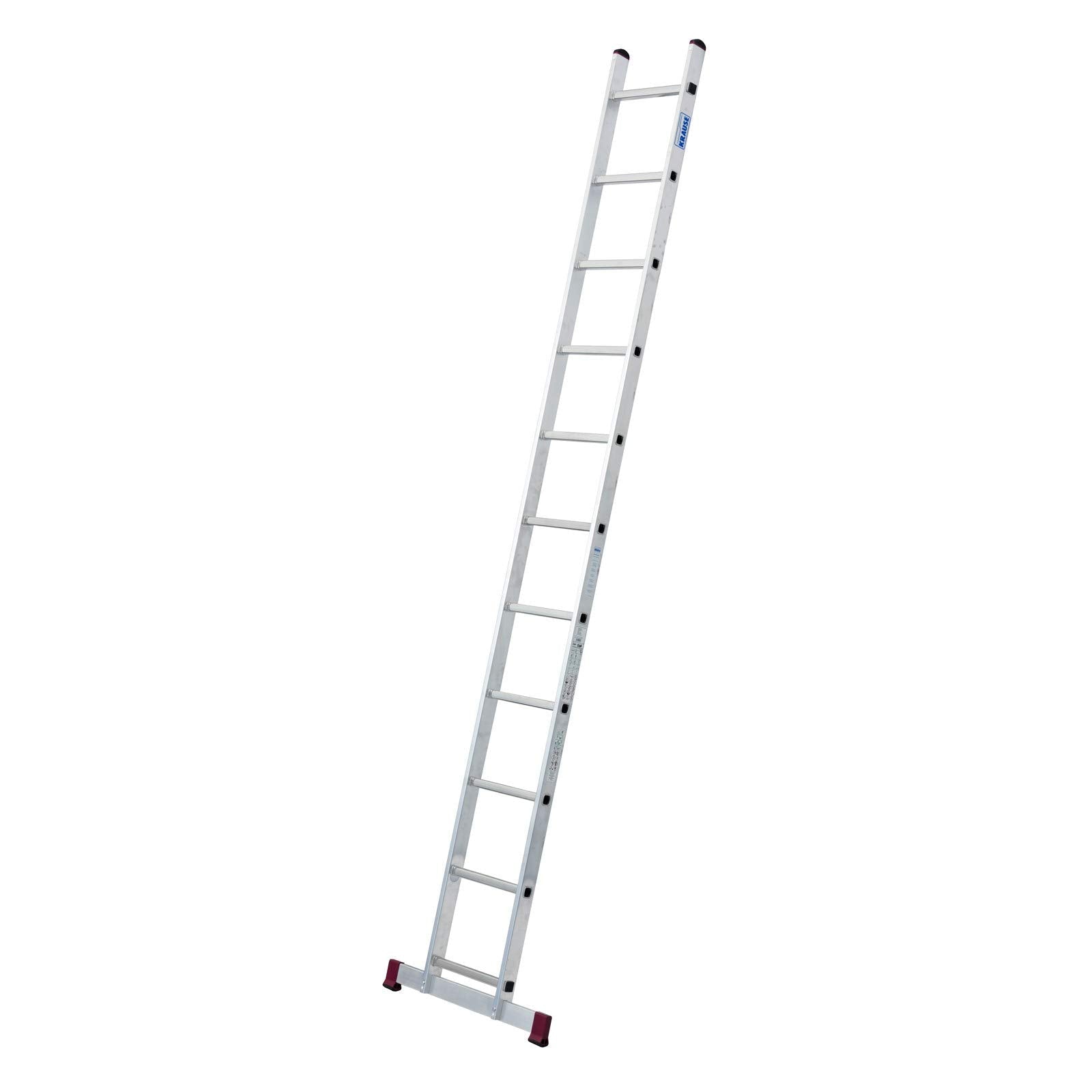Krause 030115 - Escalera de mano de aluminio Corda, 1x11 peldaños