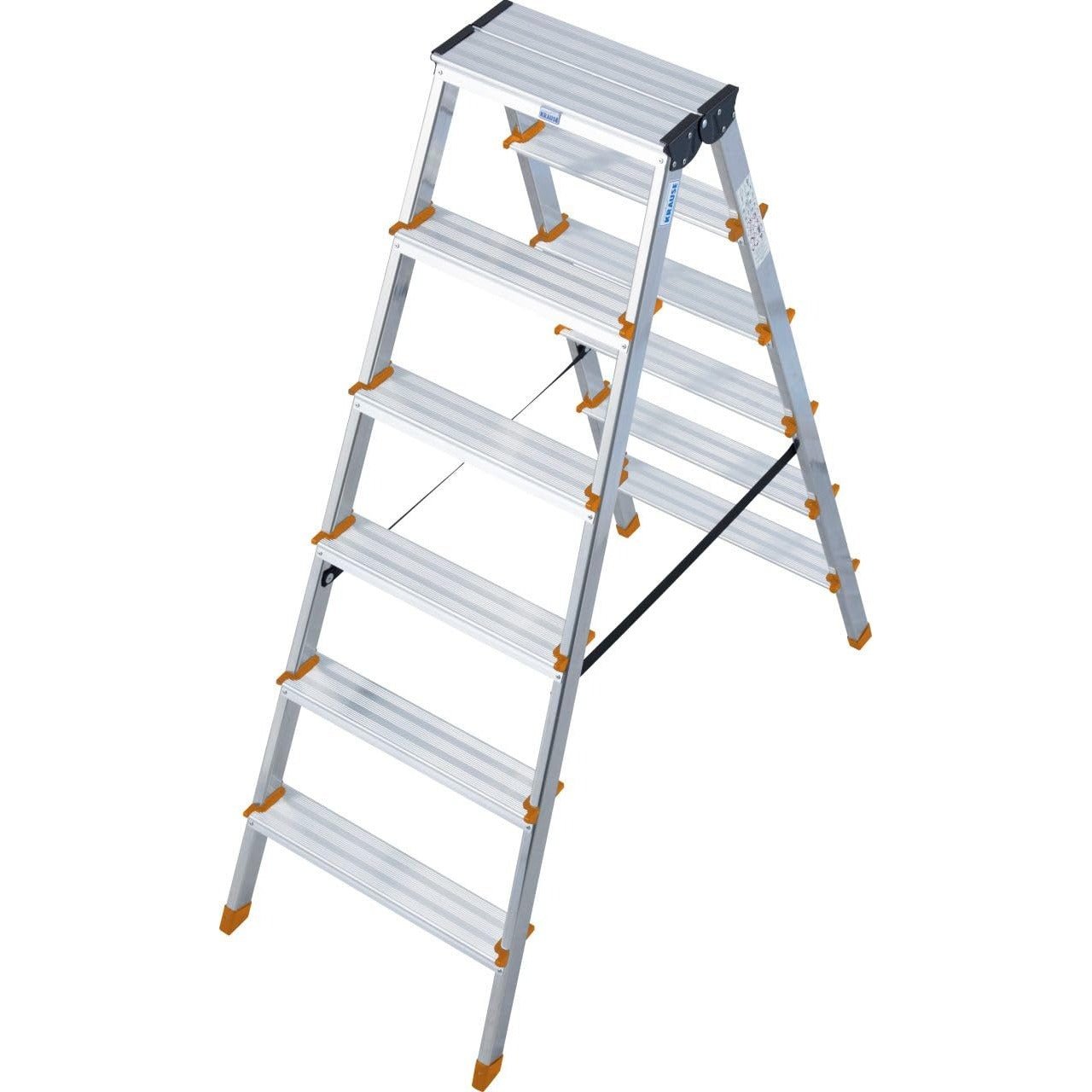 Krause 120410 - Escalera de tijera de doble acceso Dopplo, 5 peldaños - Ferrotecnia