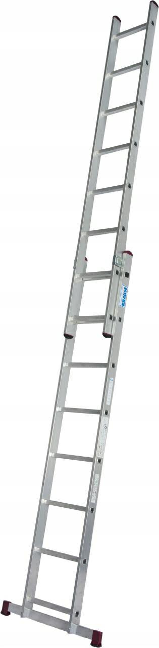 Krause 030221 - Escalera doble de aluminio Corda, 2x11 peldaños