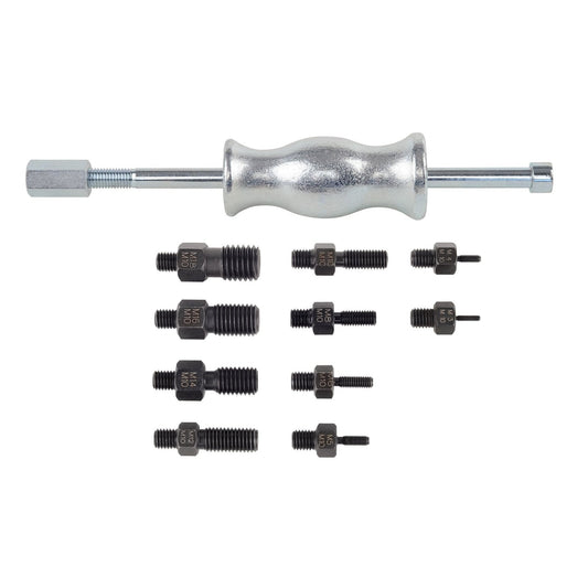 Kukko 223 - Bearing extractor with slide hammer for removing parts with female thread (M3-M18)
