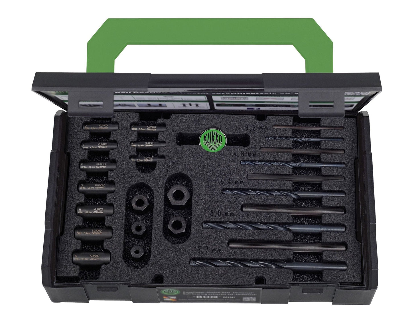 Kukko 49 - U - B - Juego de extractor de rodamientos de espárragos (Roscas M5 a M16) - Ferrotecnia