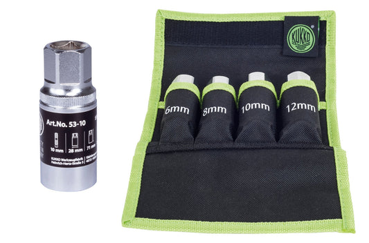 Kukko 53 - A - Juego de 4 extractores de espárragos (6, 8, 10, 12 mm) - Ferrotecnia