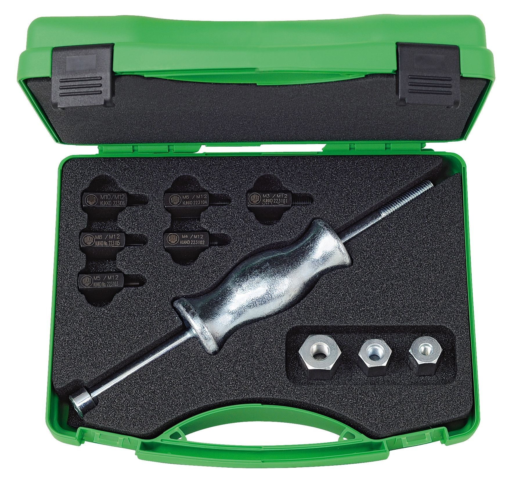 Kukko Juego con martillo deslizante para extraer piezas con rosca serie KS - 22 - Ferrotecnia