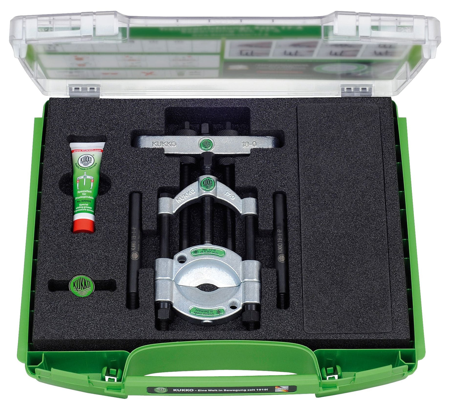 Kukko Juego con separador de rodamientos y tornillo de presión rápida - Ferrotecnia