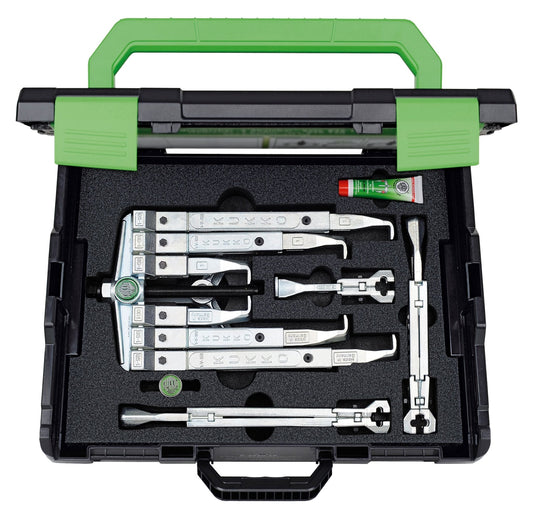 Kukko K - 2030 - 10 - Juego de extractores de rodamientos universales de 2 y 3 patas estándar (120 - 130 x 100 - 350 mm) - Ferrotecnia