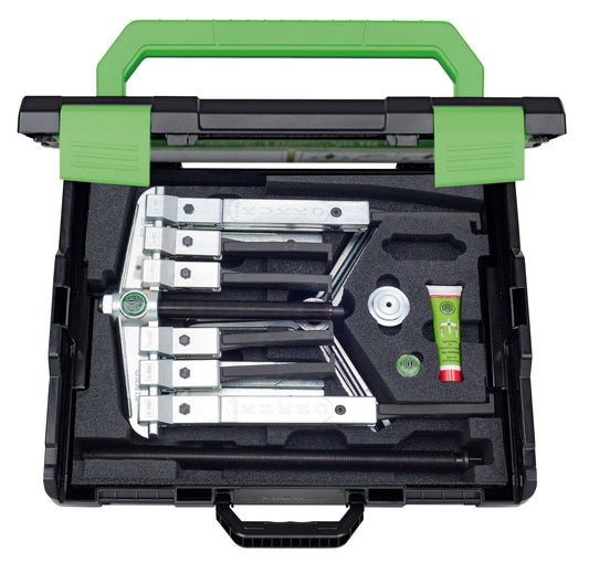 Kukko K - 2030 - 20 - S - Juego de extractores de rodamientos de 2 y 3 patas para espacios angostos (200 x 150 - 450 mm) - Ferrotecnia