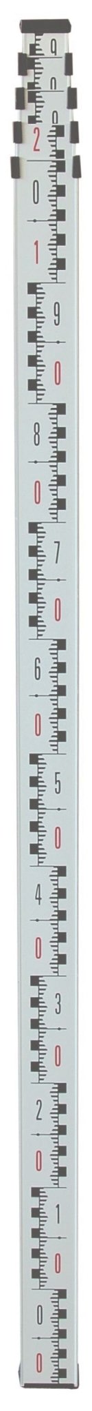 Leica Geosystems 495GF - Mira telescópica de aluminio de 5 m con 5 secciones para nivel láser - Ferrotecnia