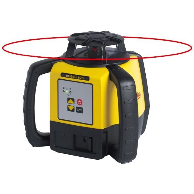 Leica Geosystems 6005984 - Rugby 620 Rotating Laser Level (Range 800 m; Accuracy ± 1.5 mm)