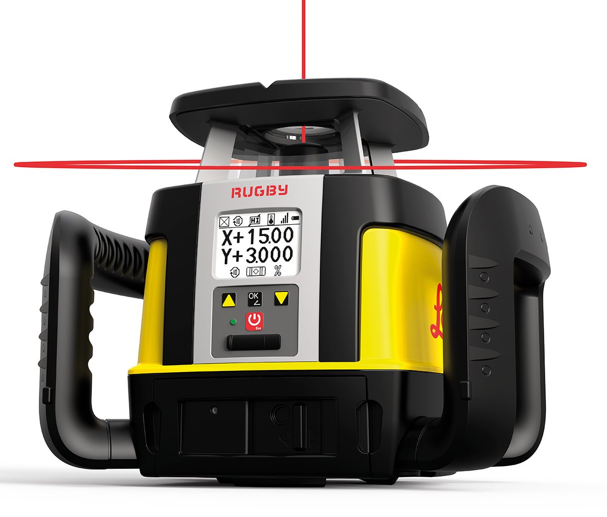 Leica Geosystems 6016032 - Nivel láser giratorio Rugby CLA Basic + Actualización CLX700 - Ferrotecnia