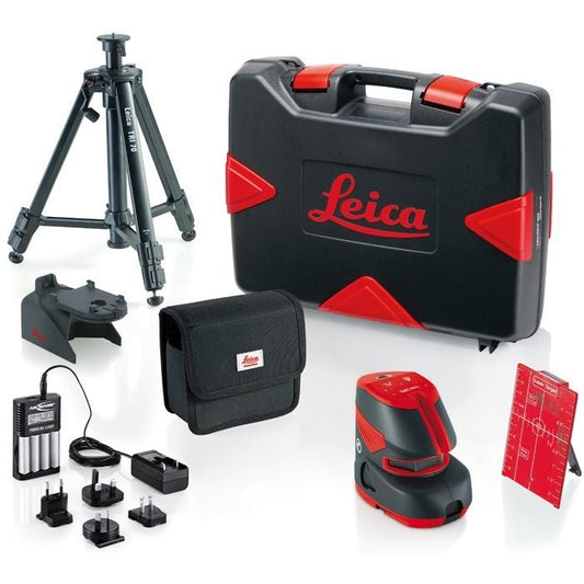 Leica Geosystems 820685 - Lino L2P5 Pro Line and Point Laser Level Pack (60/30 m Range; ± 1.5 mm Accuracy)