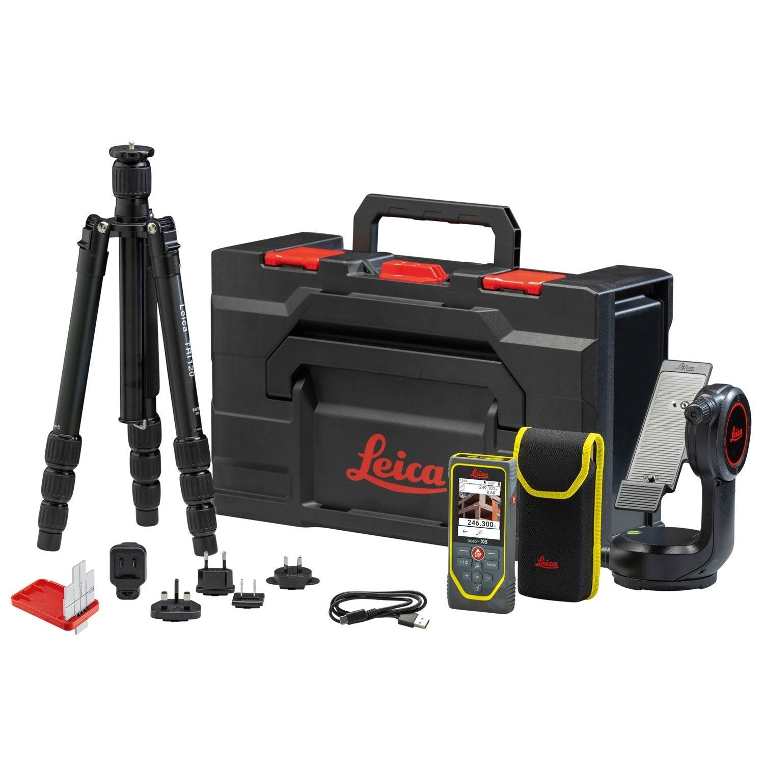 Leica Geosystems 950878 - Set Disto X6 + Adaptador + Trípode - Ferrotecnia