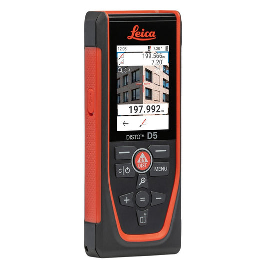Leica Geosystems 950908 - Medidor láser DISTO D5 de 200 m con cámara - Ferrotecnia