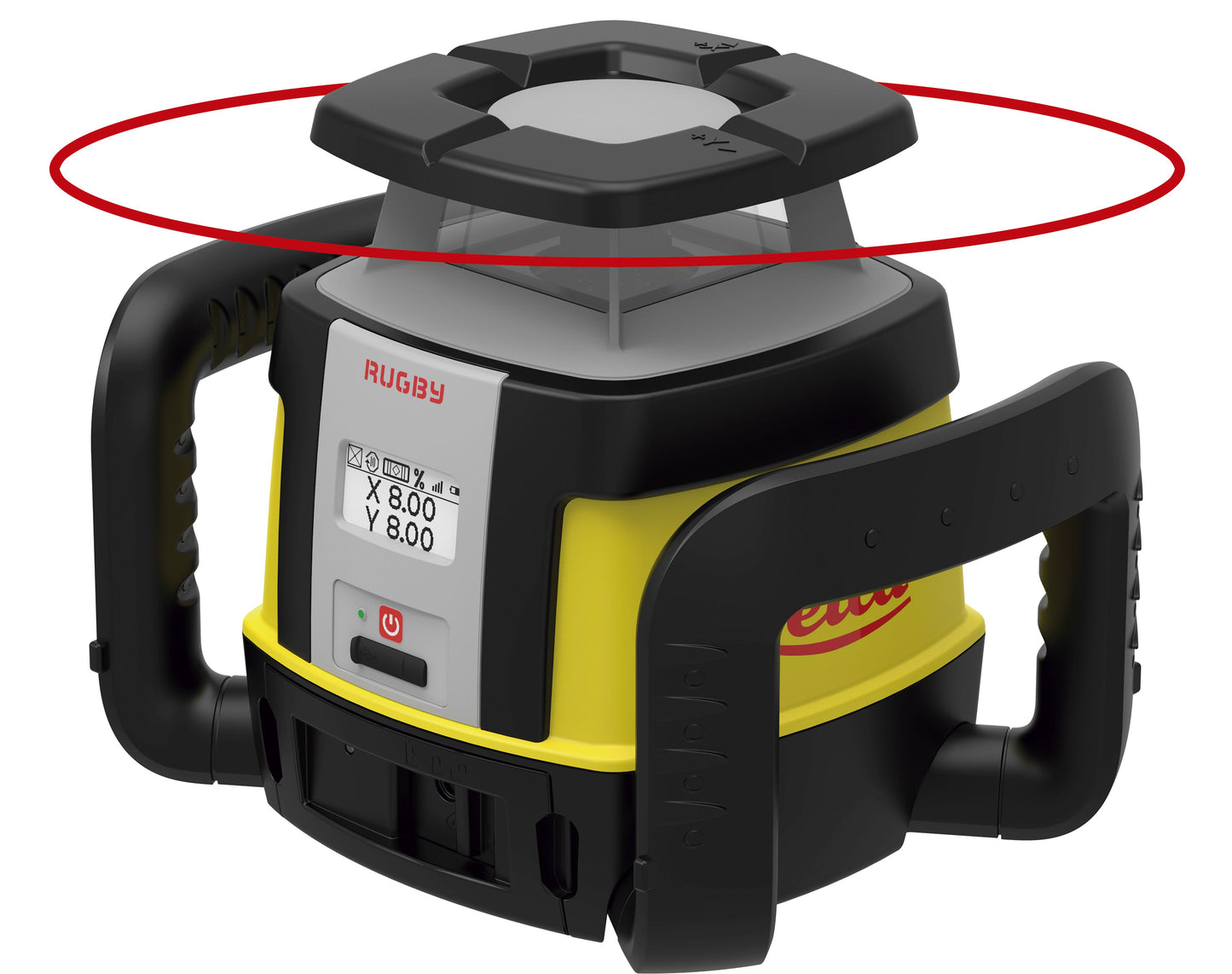 Leica Geosystems 6012274 - Nivel láser giratorio Rugby CLH con cargador y batería