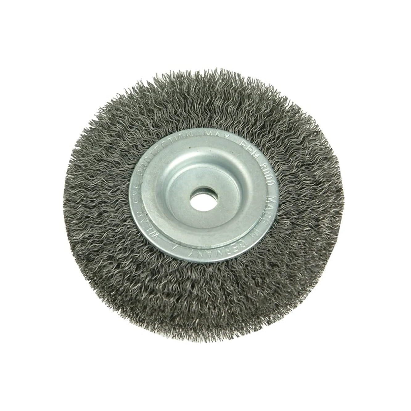 LessMann 345162 - Wheel brushes dia 150 mm width 23-25 mm tube 50 mm steel wire STA crimped 0,30 mm adaptors - set 3