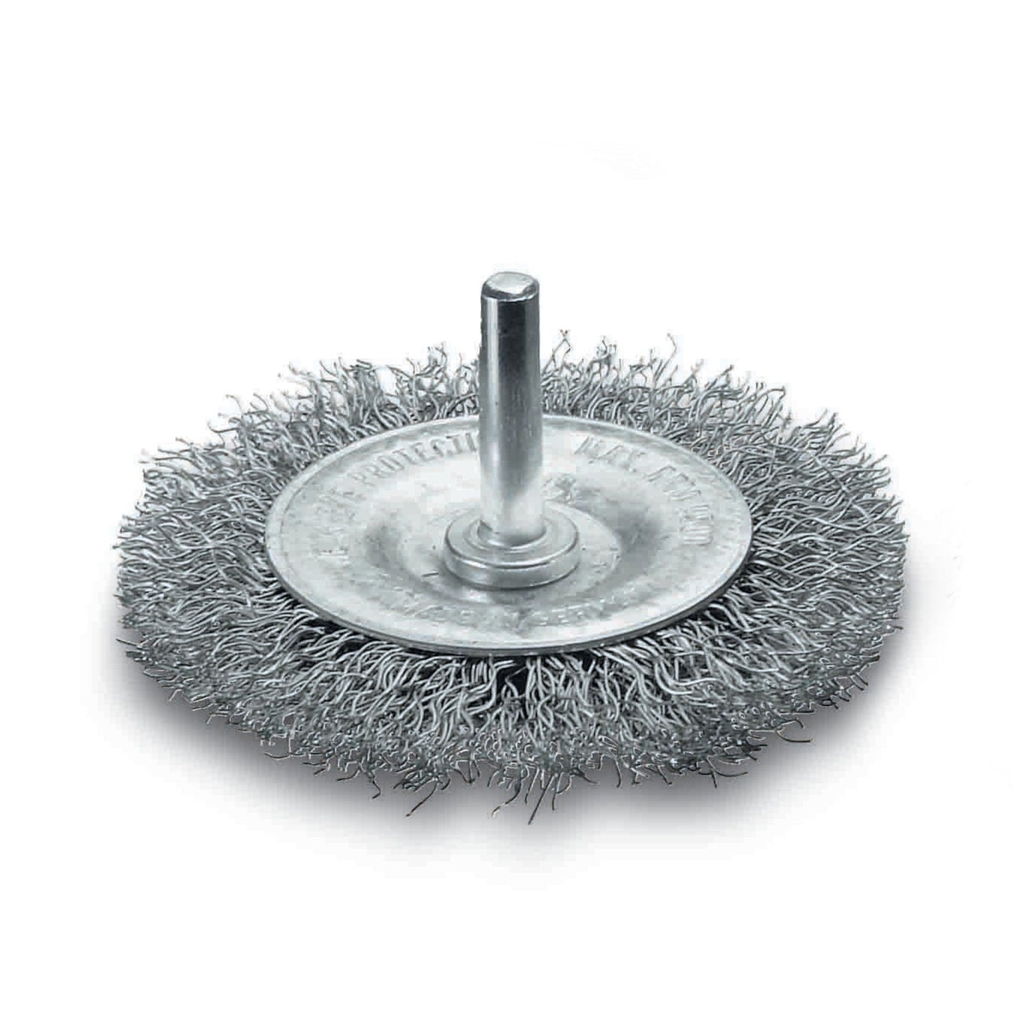 Lessmann 410183 - Circular brush with tang, corrugated steel wire 410183