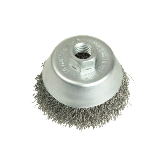 LessMann 421164 - Brosses coupes diam 65 mm fil acier STA serti filetage 0,35 mm M 10