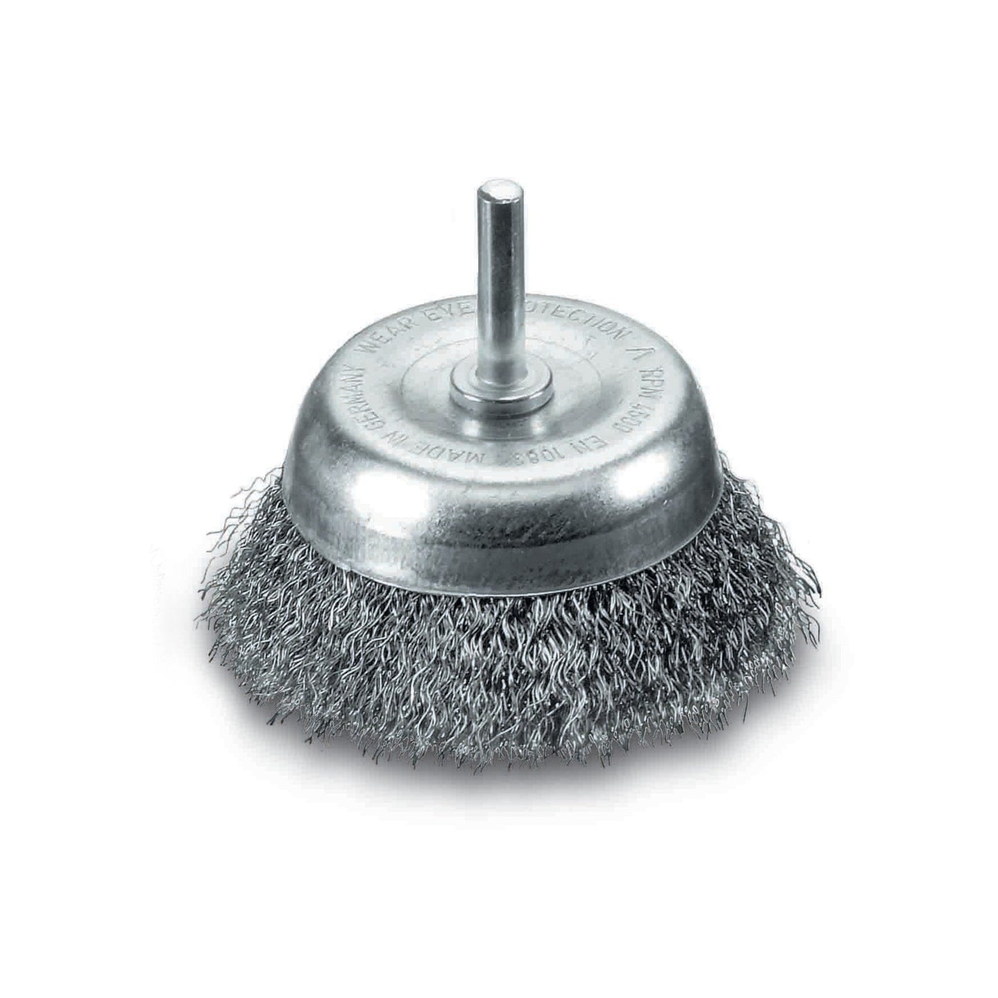 LessMann 430124 - LessMann DIY cup brush with spike 50 mm. ROF 0.20 crimped stainless steel wire