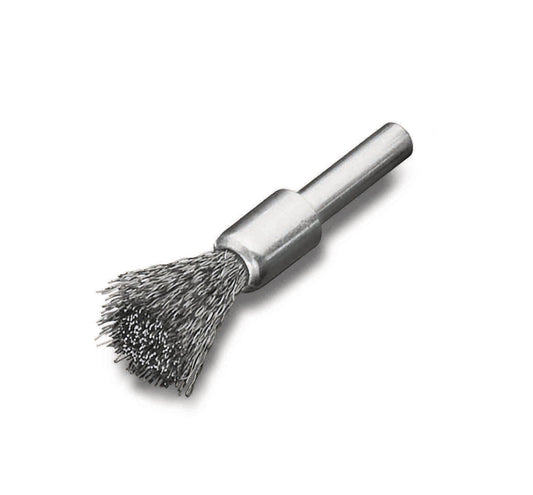 LessMann 452161 - Brocha con espiga LessMann 17x22x65 mm. alambre de acero ondulado STA 0,30 - Ferrotecnia