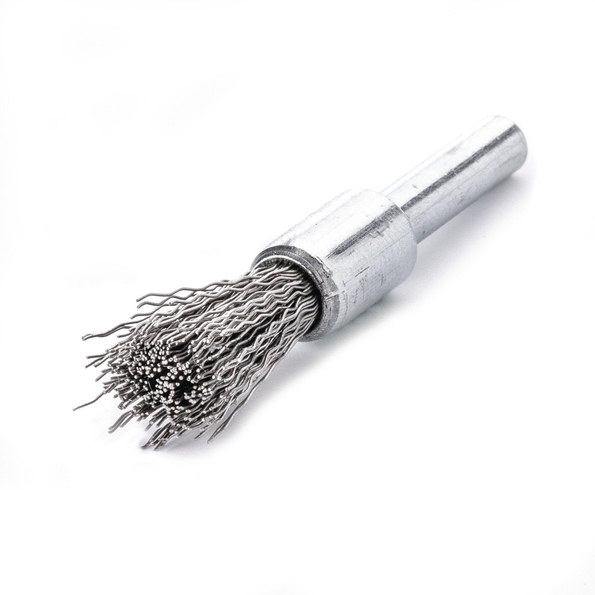 LessMann 452361 - Brocha con espiga LessMann 17x22x65 mm. alambre de acero inoxidable ondulado ROF 0,30 - Ferrotecnia