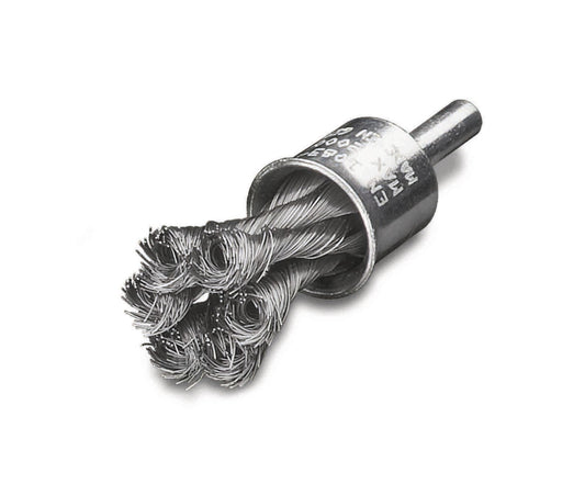 LessMann 453298 - Brocha con espiga LessMann 19x28x72 mm. alambre de acero trenzado STH 0,50 - Ferrotecnia