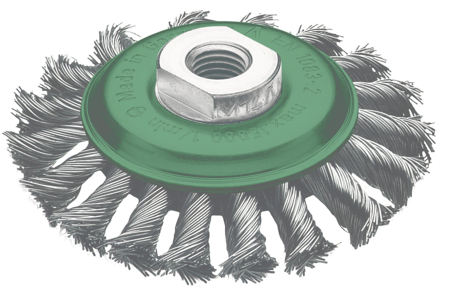 Lessmann 472757 - Cepillo cónico alambre inox. trenzado 472757 - Ferrotecnia