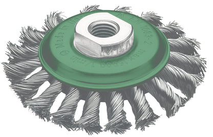 Lessmann 472857 - Cepillo cónico alambre inox. trenzado 472857 - Ferrotecnia