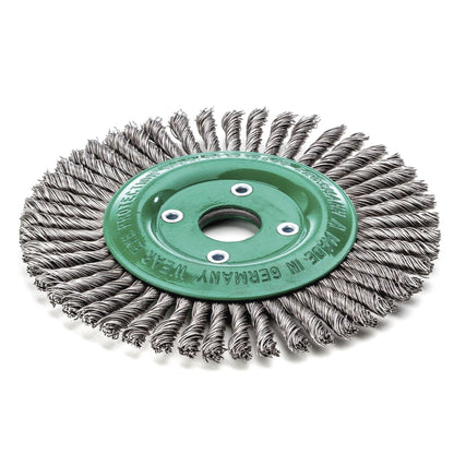 Lessmann 47480148 - Cepillo circular "Pipeline" alambre inox. trenzado 47480148 - Ferrotecnia