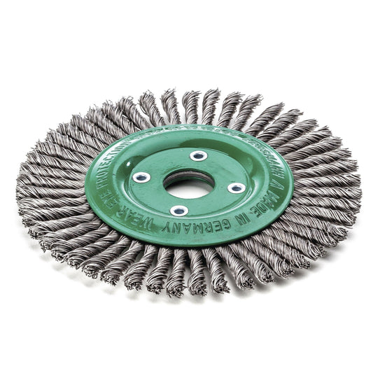 Lessmann 47480148 - Cepillo circular "Pipeline" alambre inox. trenzado 47480148 - Ferrotecnia