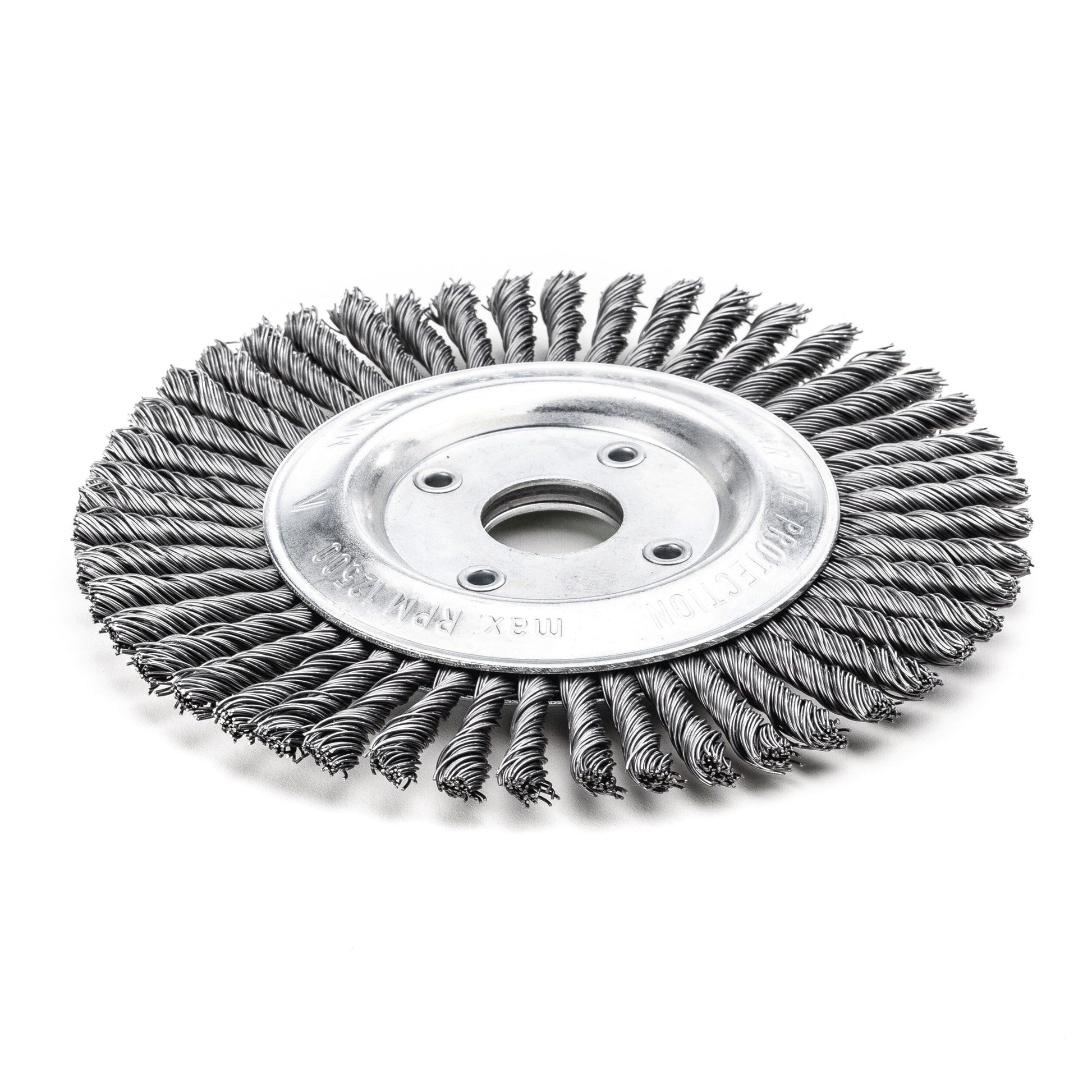 LessMann 47520176 - Cepillo circular LessMann Pipeline 178x6 mm./22,2 mm. almabre de acero trenzado, 76 mechones, STH 0,50 - Ferrotecnia