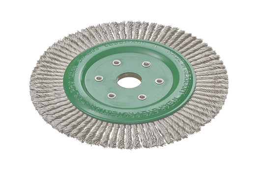 Lessmann 47580148 - Cepillo circular "Pipeline" alambre inox. trenzado 47580148 - Ferrotecnia