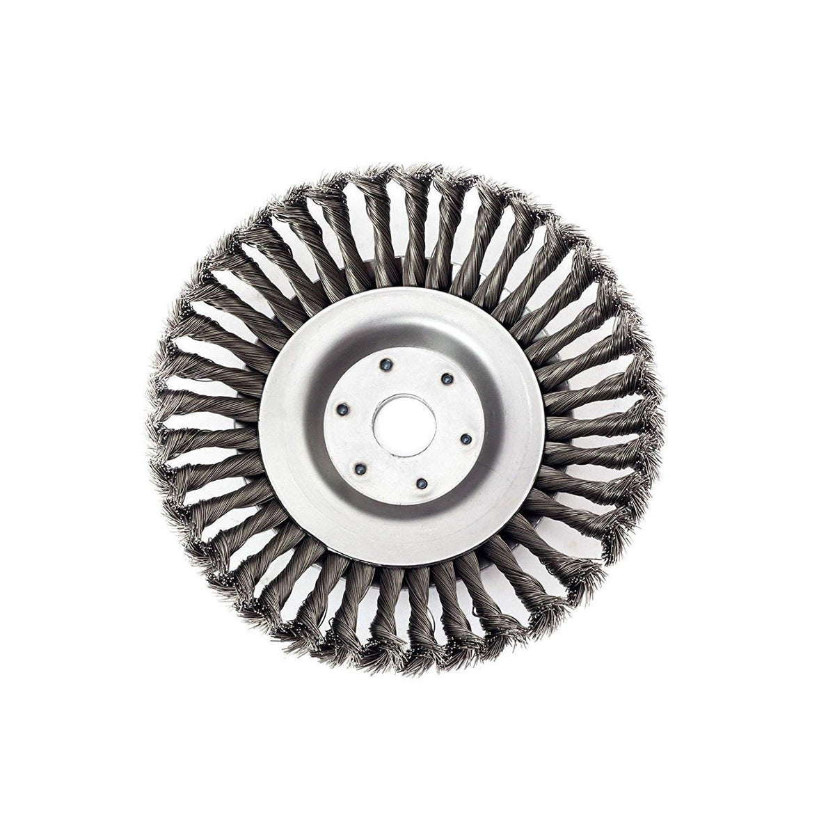 LessMann 47820006 - Joint cleaning brushes dia 300 x 6 mm 64 Z without rose bud steel wire STA straight 0.50 mm bore 20 mm side plates dia 166 mm trim length 67 mm