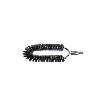 LessMann 532205 - Cepillo para quemador IBG 160 x 100 mm diámetro 50 x 120 mm cable de acero STA recto 0,35 mm rosca W 1/2"