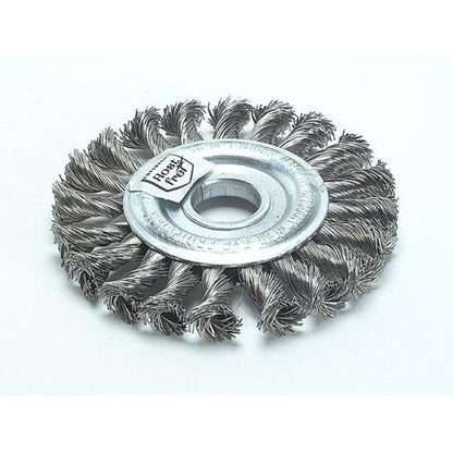 LessMann 472211 - LessMann circular brush 115x14 mm./22.2 mm. stranded steel wire, 20 strands, STH 0.50