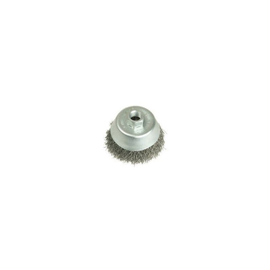 LessMann 426767 - LessMann cup brush 100 mm./M14x2.0 mm. STM 0.30 corrugated brass steel wire