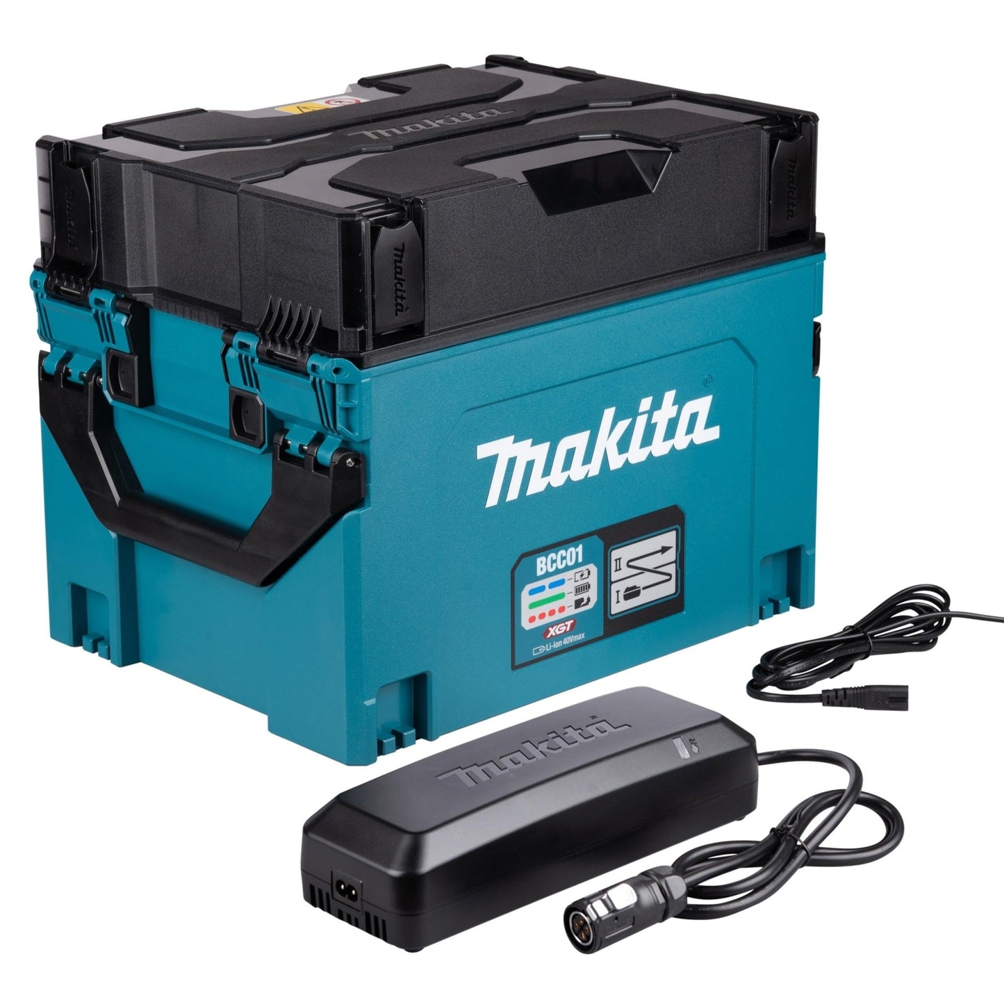 Makita 1914U3-7 - XGT BCC01 - Maletín de Carga para batería (40 V, máx. 8 Ranuras), Color Negro - Ferrotecnia