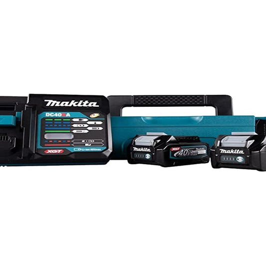 Makita 191J81-6 - Kit de baterías 40V XGT 2x2,5 Ah (BL4025) con cargador DC40RA y maletín Makpac - Ferrotecnia