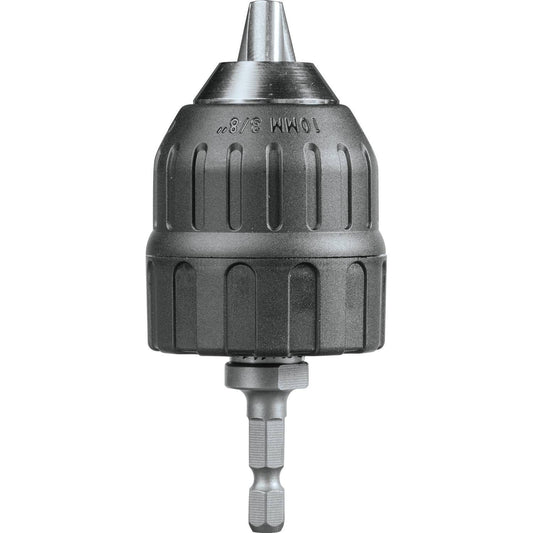 Makita 192077-0 - Mandril sin llave de 3/8", hexagonal de 1/4"